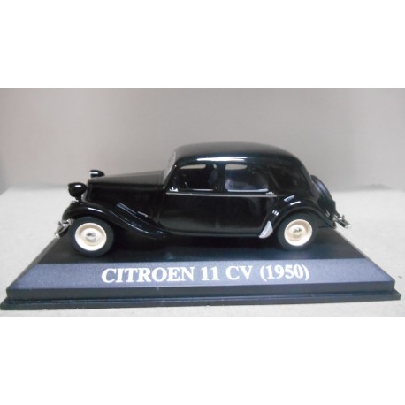 CITROEN 11CV TRACCION/TRACTION 1950 PLAQUE FRANCE 1:43 ALTAYA IXO