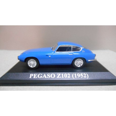 PEGASO Z-102 AZUL CIELO 1952 MATRICULA ANDORRA 1:43 ALTAYA IXO