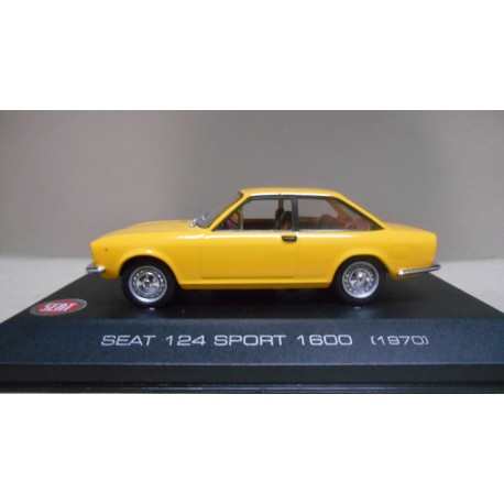 SEAT 124 SPORT 1600 YELLOW/AMARILLO 1:43 ALTAYA IXO
