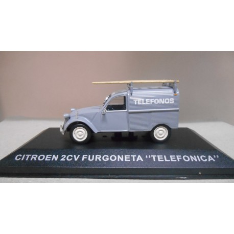 CITROEN 2CV FURGONETA TELEFONICA 1:43 ALTAYA IXO