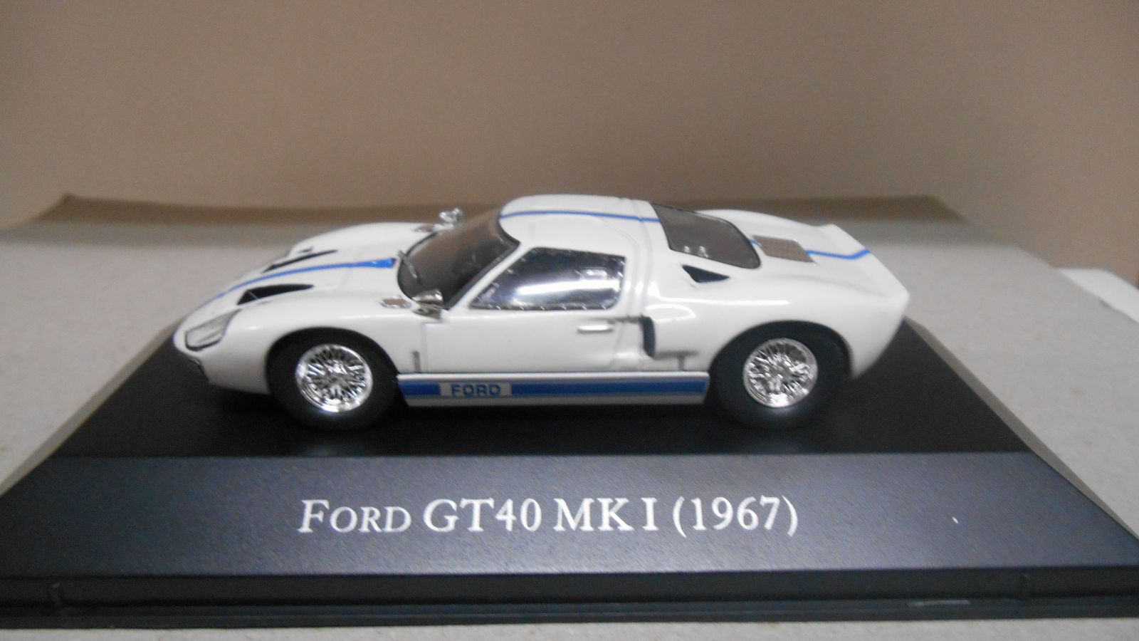 Miniature Voiture Ford GT40 MK I 1967 - Collection IXO Altaya 1/43 En Métal - Occasion