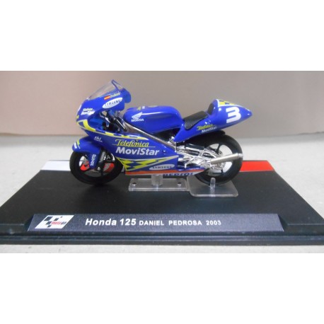 HONDA 125 DANIEL PEDROSA 2003 MOTO/BIKE 1:24 ALTAYA IXO