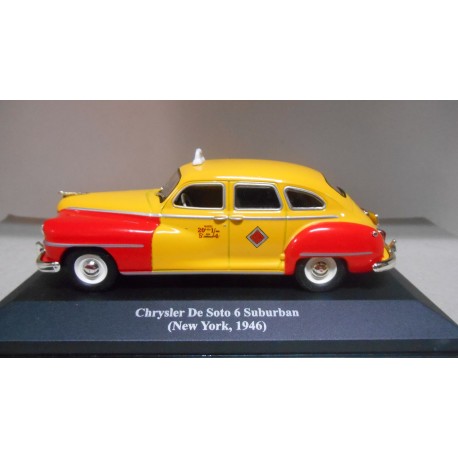 CHRYSLER DeSOTO 6 SUBURBAN 1946 TAXI NEW YORK 1:43 ALTAYA IXO