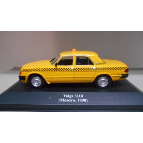 GAZ-3110 VOLGA 1998 TAXI MOSCOW RUSSIA 1:43 ALTAYA IXO