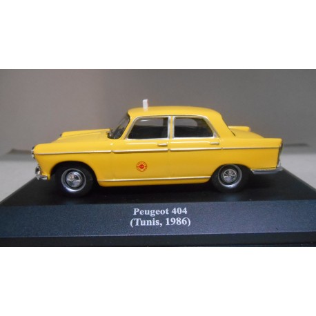 PEUGEOT 404 1986 TAXI TUNIS 1:43 ALTAYA IXO