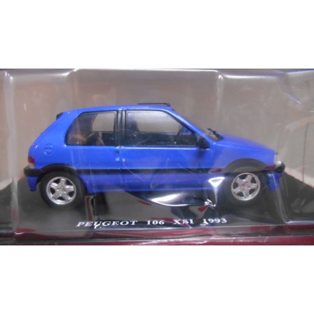 PEUGEOT 106 XSi 1993 1:24 HACHETTE IXO - BCN STOCK CARS