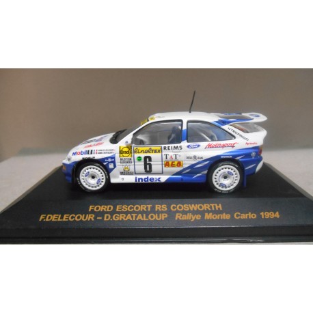FORD ESCORT RS COSWORTH RALLY MONTE CARLO 1994 DELECOUR 1:43 ALTAYA IXO