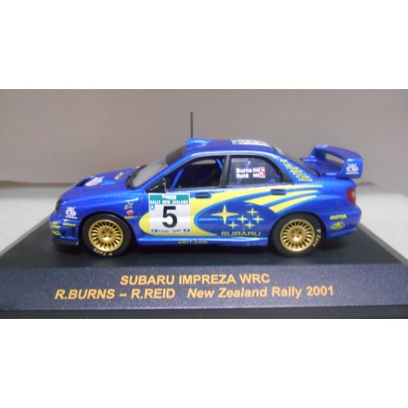SUBARU IMPREZA WRC RALLY NEW ZEALAND 2001 BURNS 1:43 ALTAYA IXO DEFECTO/NO ANTENA