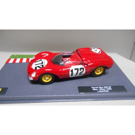 FERRARI DINO 206 SP OLLON-VILLARS 1965 L.SCARFIOTTI 1:43 FERRARI