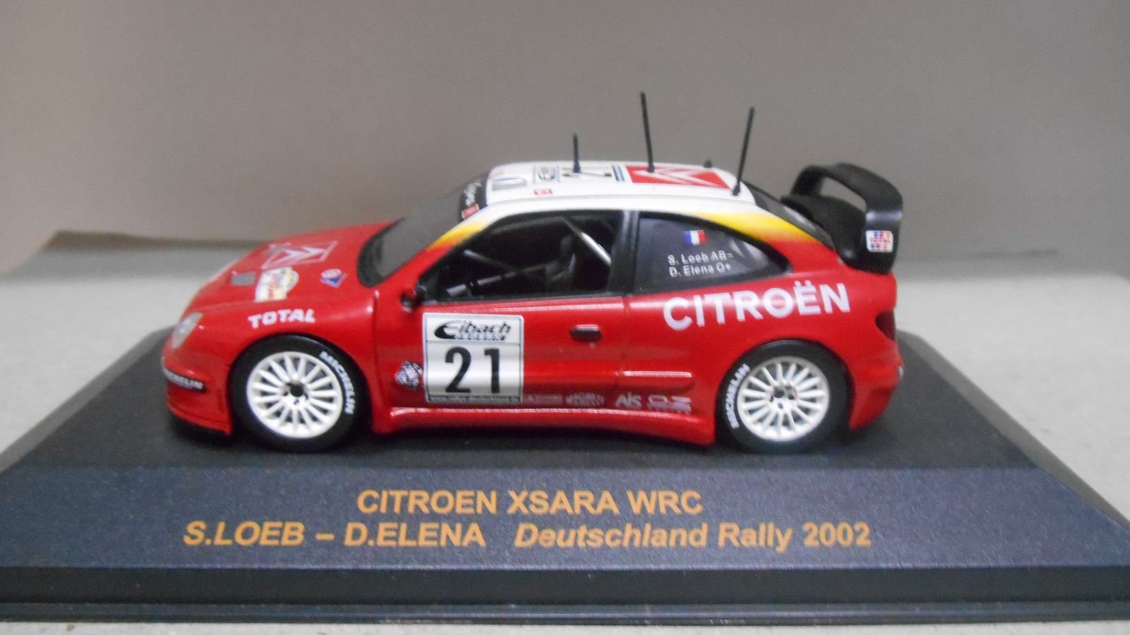CITROEN XSARA WRC RALLY GERMANY 2002 LOEB 1:43 ALTAYA IXO