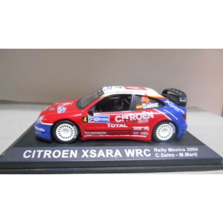 CITROEN XSARA WRC RALLY MEXICO 2004 C.SAINZ 1:43 ALTAYA IXO DEFECTUOSO
