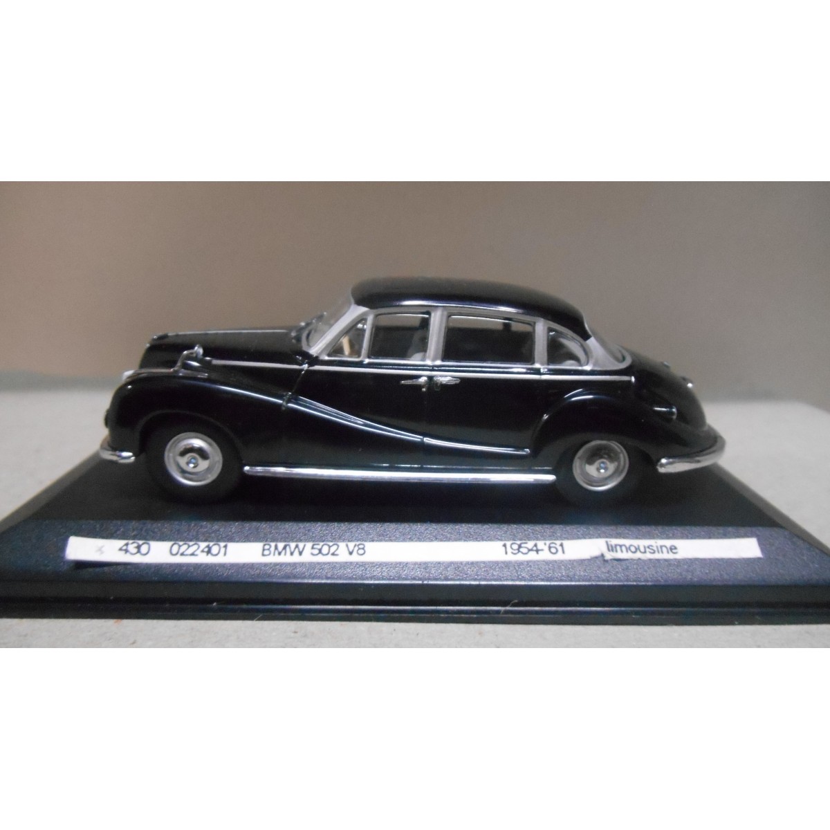 MINICHAMPS  502 1953 ミニカー BMW 502 V8 BLACK LIMOUSINE 1954 1:43 MINICHAMPS - BCN STOCK CARS