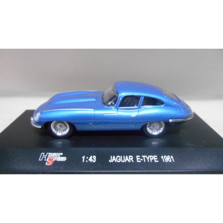 ミニカー JAGUAR E-TYPE COUPE JAGUAR E-TYPE COUPE BLUE 1:43 HIGH SPEED - BCN STOCK CARS