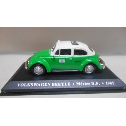 VOLKSWAGEN BEETLE/KAFER/COX TAXI MEXICO D.F. 1985 1:43 ALTAYA IXO