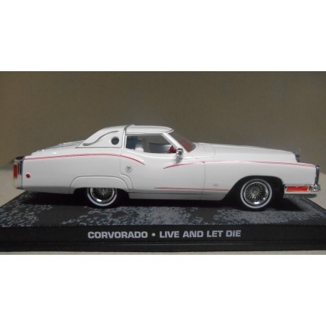 CADILLAC CORVORADO LIVE AND LET DIE 007 JAMES BOND 1:43 EAGLEMOSS IXO