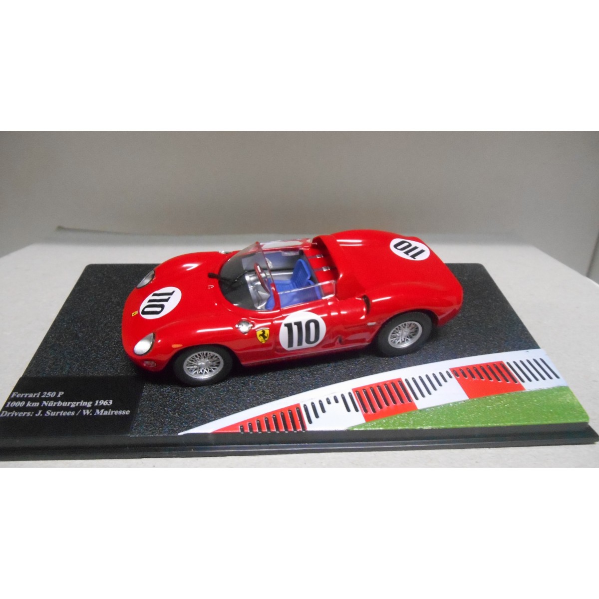 FERRARI 250 P 1000KM NURBURGRING 1963 SURTESS 1:43 FERRARI RACING