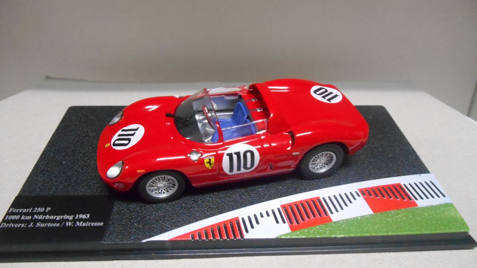 FERRARI 250 P 1000KM NURBURGRING 1963 SURTESS 1:43 FERRARI RACING