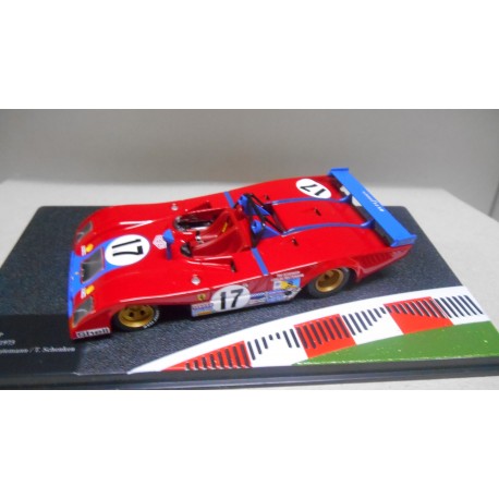 FERRARI 312 P 24 H LE MANS 1973 REUTEMANN 1:43 FERRARI RACING IXO