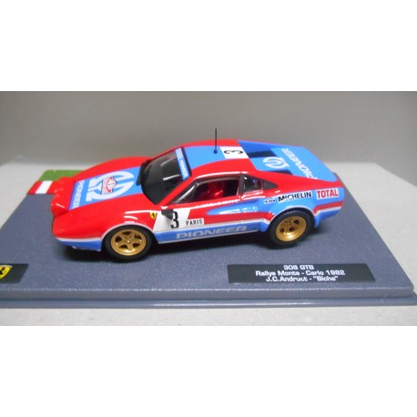 FERRARI 308 GTB RALLY MONTE CARLO 1982 ANDRUET 1:43 FERRARI RACING IXO