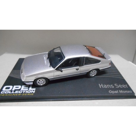 OPEL MONZA SILVER 1:43 EAGLEMOSS IXO