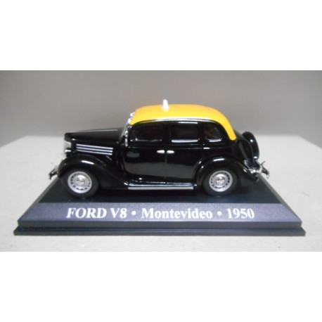 FORD V8 1950 TAXI MONTEVIDEO URUGUAY 1:43 ALTAYA IXO