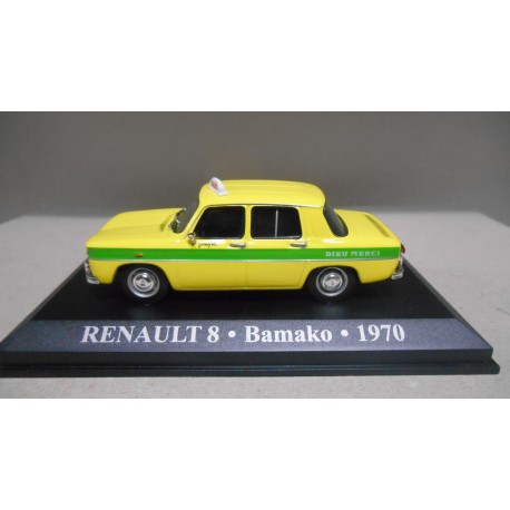 RENAULT 8 1970 TAXI BAMAKO MALI 1:43 ALTAYA IXO