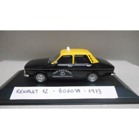 RENAULT 12 1972 TAXI BOGOTA COLOMBIA 1:43 ALTAYA IXO