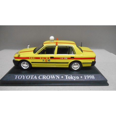 TOYOTA CROWN 1998 TAXI TOKYO JAPAN 1:43 ALTAYA IXO