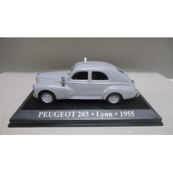 PEUGEOT 203 1955 TAXI LYON FRANCE 1:43 ALTAYA IXO