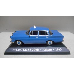 MERCEDES-BENZ W110 200D 1965 TAXI ATHENS GREECE 1:43 ALTAYA IXO