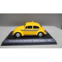 VOLKSWAGEN BEETLE/KAFER/COX 1985 TAXI RIO JANEIRO BRASIL 1:43 ALTAYA IXO