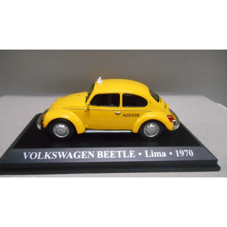 VOLKSWAGEN BEETLE/KAFER/COX 1970 TAXI LIMA PERU 1:43 ALTAYA IXO