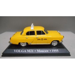 GAZ M-21 VOLGA 1955 TAXI MOSCOW RUSSIA 1:43 ALTAYA IXO