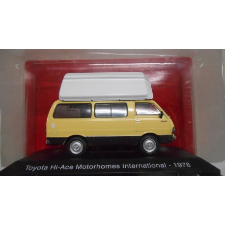 TOYOTA HI-ACE MOTORHOMES 1978 CAMPER/AUTOCARAVANA 1:43 IXO HACHETTE PRIVADO