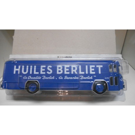 BERLIET PLK8 BUS HUILES BERLIET 1:43 BERLIET TRUCK HACHETTE IXO