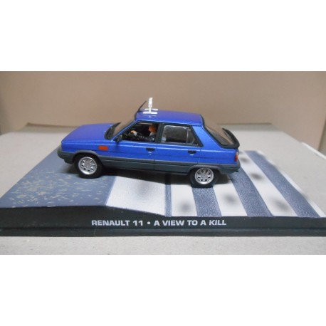 RENAULT 11 TAXI A VIEW TO A KILL 007 JAMES BOND 1:43 EAGLEMOSS IXO