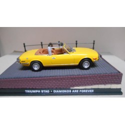 TRIUMPH STAG DIAMONDS ARE FOREVER 007 JAMES BOND 1:43 EAGLEMOSS IXO