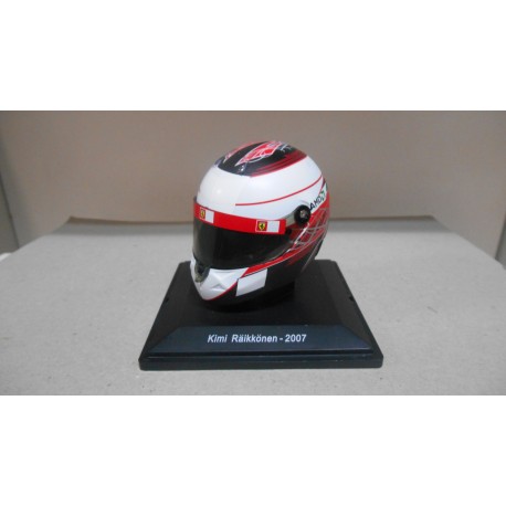 CASCO/HELMET FORMULA F1 2007 KIMI RAIKKONEN (FERRARI) 1:5 SPARK EDITIONS