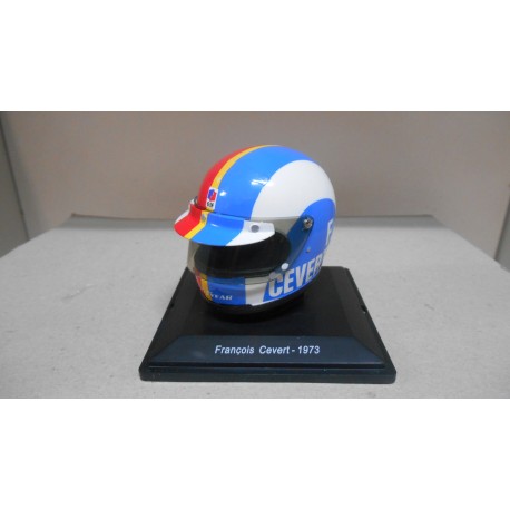 CASCO/HELMET FORMULA F1 1973 FRANÇOIS CEVERT (TYRRELL) 1:5 SPARK EDITIONS