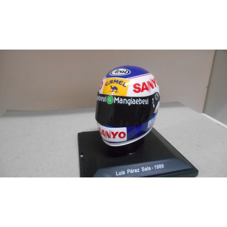 CASCO/HELMET FORMULA F1 1989 LUIS PEREZ SALA (MINARDI) 1:5 SPARK EDITIONS