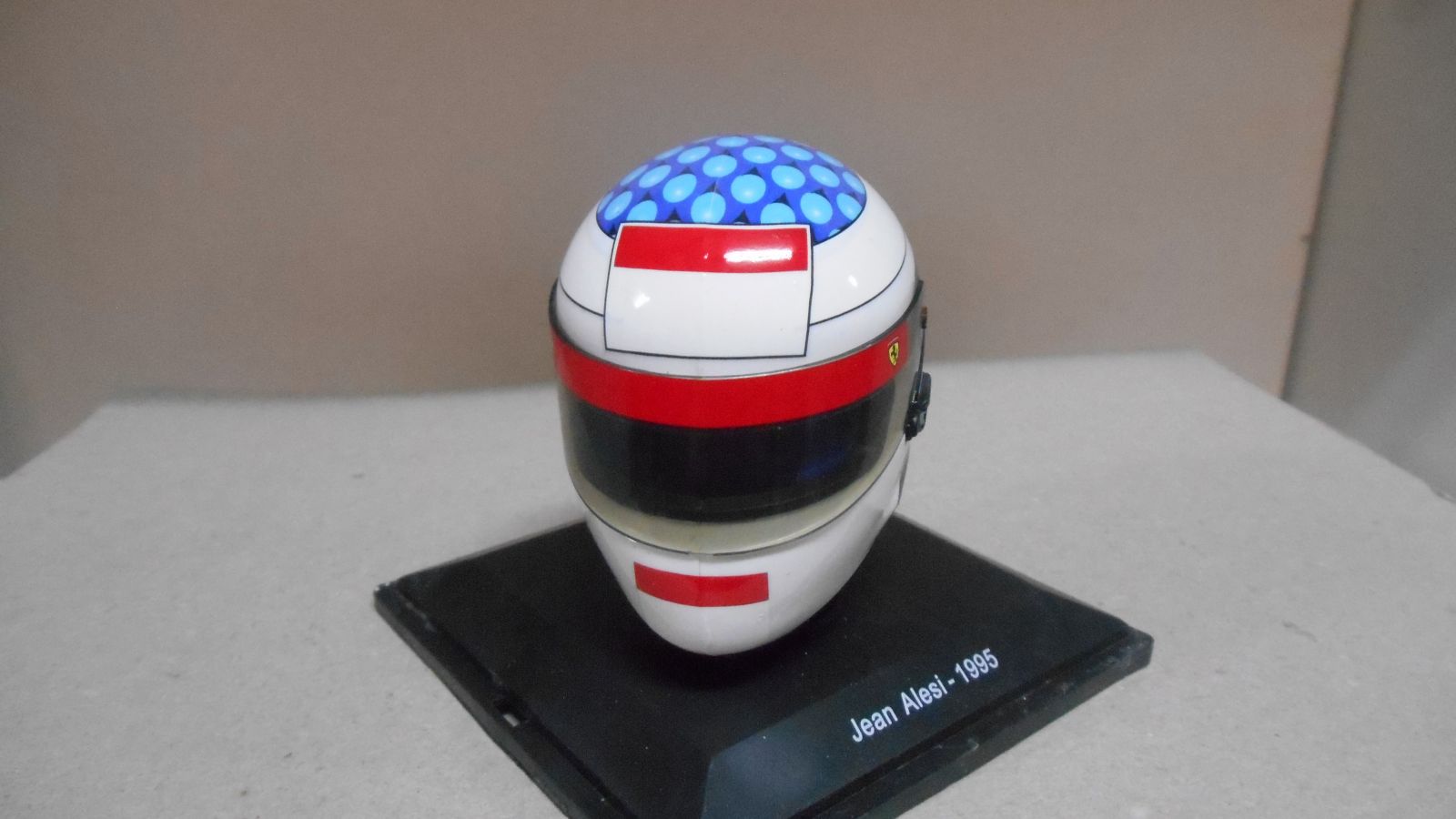 CASCO HELMET FORMULA F1 1995 JEAN ALESI FERRARI 1 5 SPARK