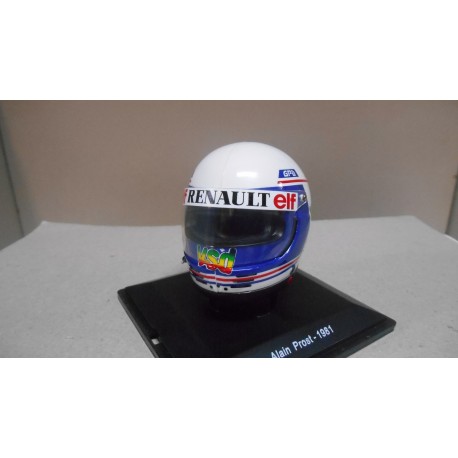 CASCO/HELMET FORMULA F1 1981 ALAIN PROST (RENAULT ELF) 1:5 SPARK EDITIONS