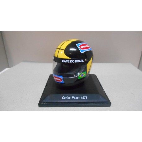 CASCO/HELMET FORMULA F1 1975 CARLOS PACE 1:5 SPARK EDITIONS NO URNA/V FOTO