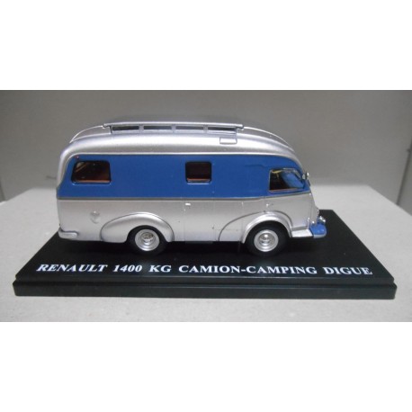 RENAULT 1400 KG DIGUE CAMPER/AUTOCARAVANA 1:43 IXO HACHETTE EX PRIVADO