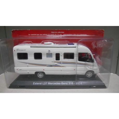 MERCEDES-BENZ 316 ESTEREL L37 2004 CAMPER/AUTOCARAVANA 1:43 HACHETTE IXO
