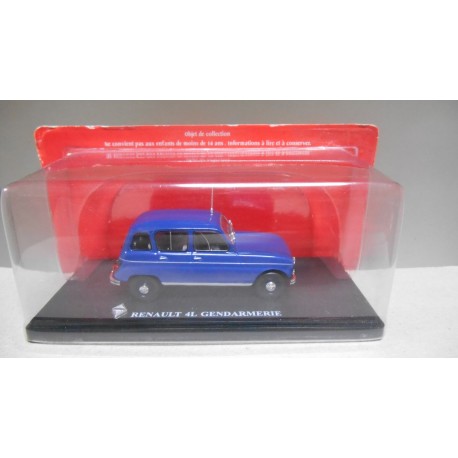 RENAULT 4 L GENDARMERIE 1:43 4L COLLECTION HACHETTE IXO