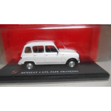 RENAULT 4 GTL 1984 PAPE FRANÇOIS 1:43 4L COLLECTION HACHETTE IXO