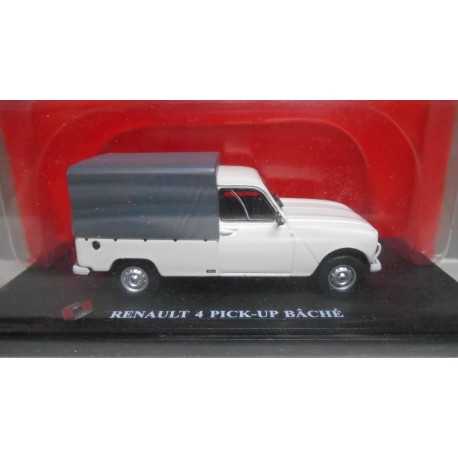 RENAULT 4 PICK-UP BACHE 1:43 4L COLLECTION HACHETTE IXO