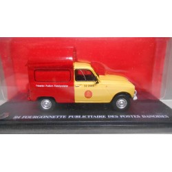 RENAULT 4 FOURGONNETTE POSTE DANOISE 1:43 4L COLLECTION HACHETTE IXO