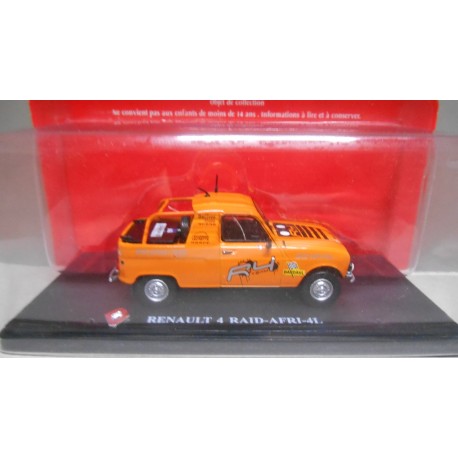 RENAULT 4 RAID-AFRI-4L 1:43 4L COLLECTION HACHETTE IXO